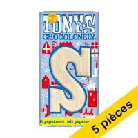 Offre: 5x Tony's Chocolonely lettre S en chocolat blanc au pain d'épices 180g