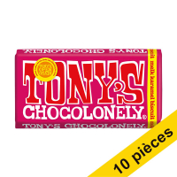 Offre : 10x Tony's Chocolonely chocolat au lait biscuit caramel de 180 grammes 137213