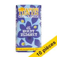 Offre : 10x Tony's Chocolonely tablette de chocolat au lait biscuit caramel 180 grammes 137229