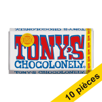 Offre : 10x Tony's Chocolonely tablette de chocolat blanc 180 grammes
