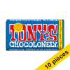 Offre : 10x Tony's Chocolonely tablette de chocolat noir 70% 180 grammes 137167 - 1