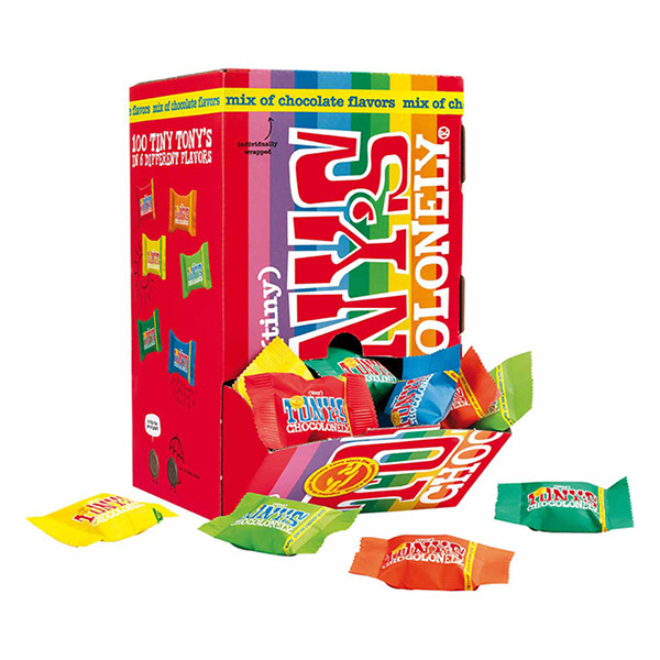 Tony's Chocolonely Tiny Mix chocolat (100 pièces) 423289 - 1