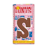 Tony's Chocolonely lettre S en chocolat au lait au pain d'épices et de petites guimauves 180g