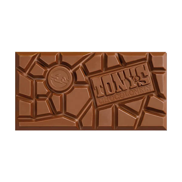 Tony's Chocolonely tablette de chocolat au caramel et sel de mer 180 grammes 137170 - 3
