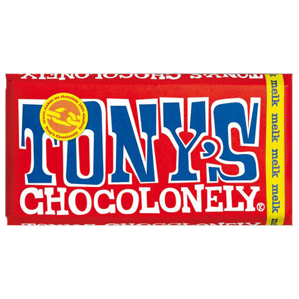 Tony's Chocolonely tablette de chocolat au lait 180 grammes 137162 - 1