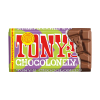 Tony's Chocolonely tablette de chocolat au lait caramel pecan crunch 90 grammes 137240 - 1