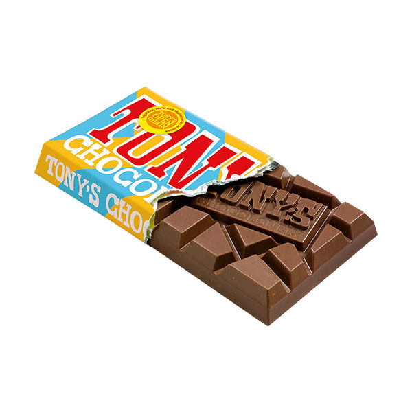 Tony's Chocolonely tablette de chocolat au lait caramel rice crisp 180 grammes 137224 - 2
