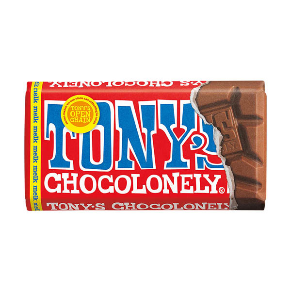 Tony's Chocolonely tablette de chocolat au lait de 90 grammes 137232 - 1