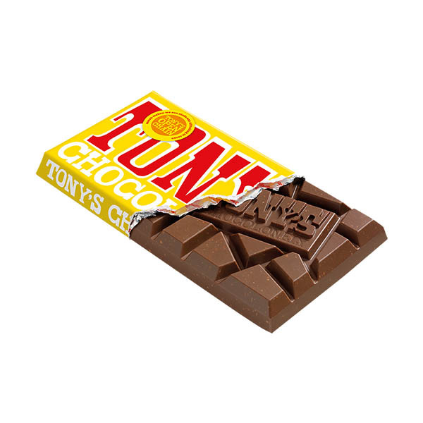 Tony's Chocolonely tablette de chocolat au lait et nougat 180 grammes 137206 - 2