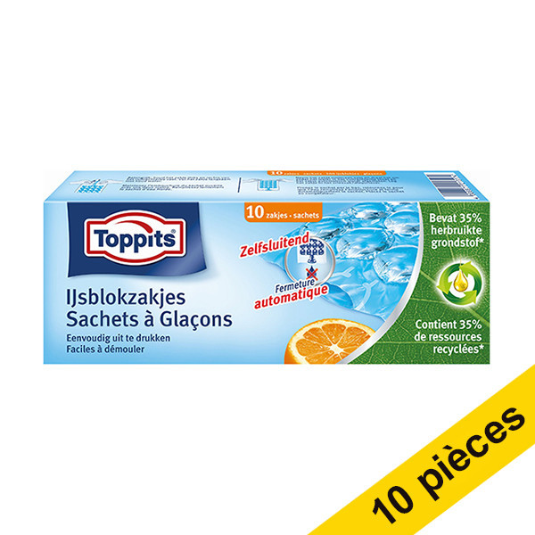 Offre : 10x Toppits sachets à glaçons 10 x 20 glaçons STO05029 - 1