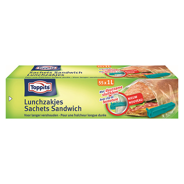 Toppits sachets sandwich 1 litre (55 pièces) 6761478 STO05006 - 1