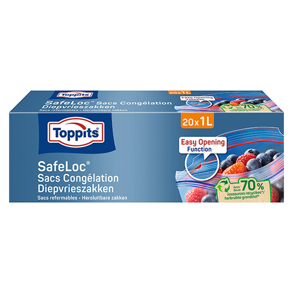 Toppits sacs congélation à glissière 1 litre (20 pièces) 6776113 STO05022 - 1