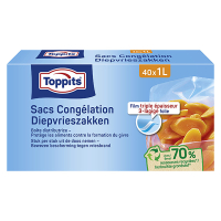 Toppits sacs congélation 1 litre (40 pièces) 6775813 STO05016