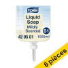Offre : 6x Tork 420501 savon liquide parfumé pour distributeur Tork S1 (1 litre) STO00057 - 1