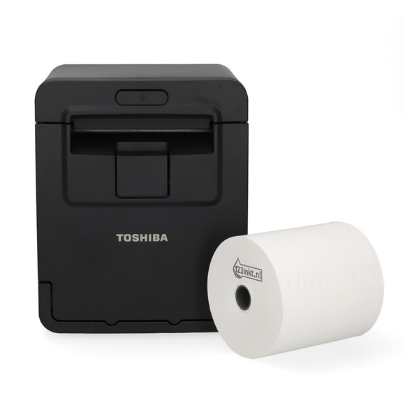 Toshiba HSP-100 imprimante tickets de caisse avec port USB et 5 rouleaux de caisse thermiques blancs 80x80x12 832340 - 1