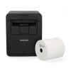 Toshiba HSP-100 imprimante tickets de caisse avec port USB et rouleau de caissse 123encre thermique blanc 80x80x12 (5 rouleaux) 832340 - 1