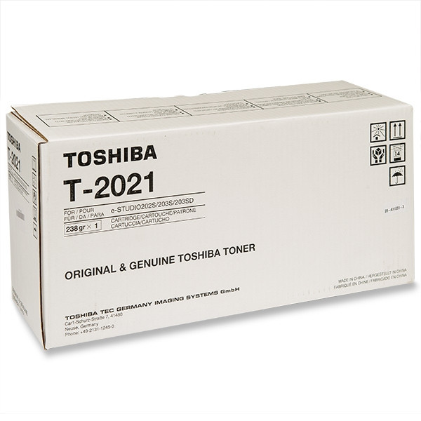 Toshiba T-2021 toner (d'origine) - noir 6B000000192 078658 - 1