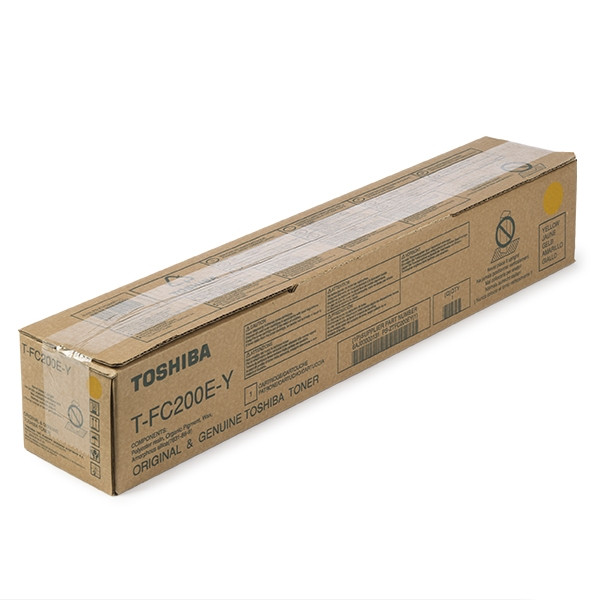 Toshiba T-FC200EY toner (d'origine) - jaune 078406 - 1