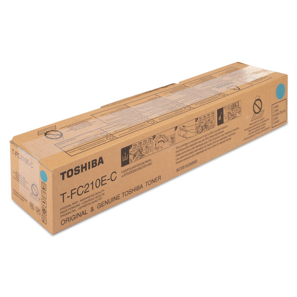 Toshiba T-FC210EC toner (d'origine) - cyan 6AJ00000159 078428 - 1