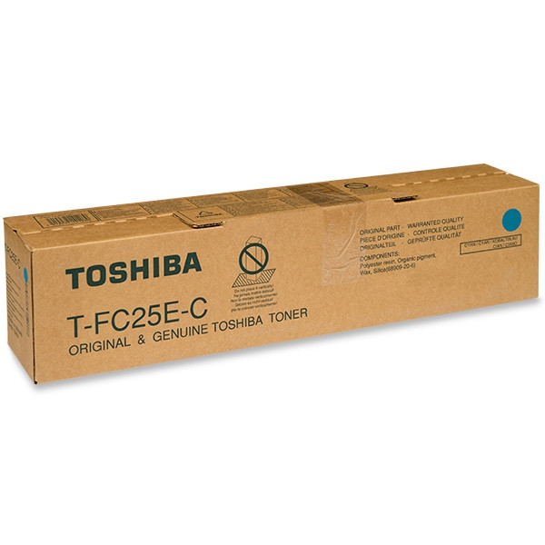 Toshiba T-FC25EC toner (d'origine) - cyan 6AJ00000072 078696 - 1