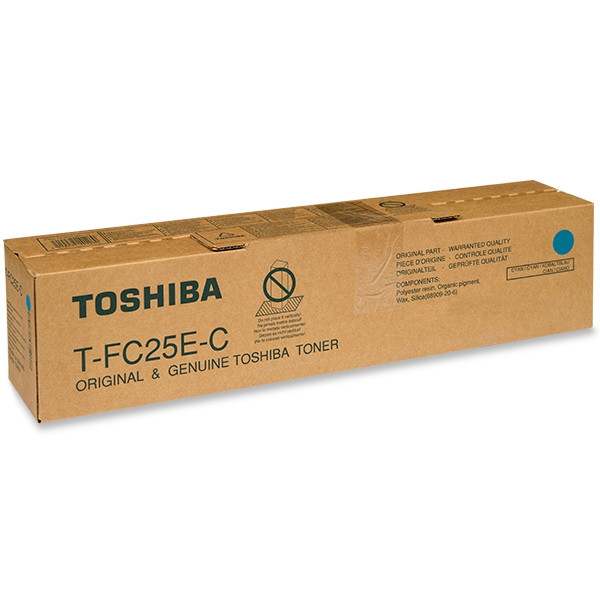 Toshiba T-FC25EC toner (d'origine) - cyan 6AJ00000072 078696 - 1