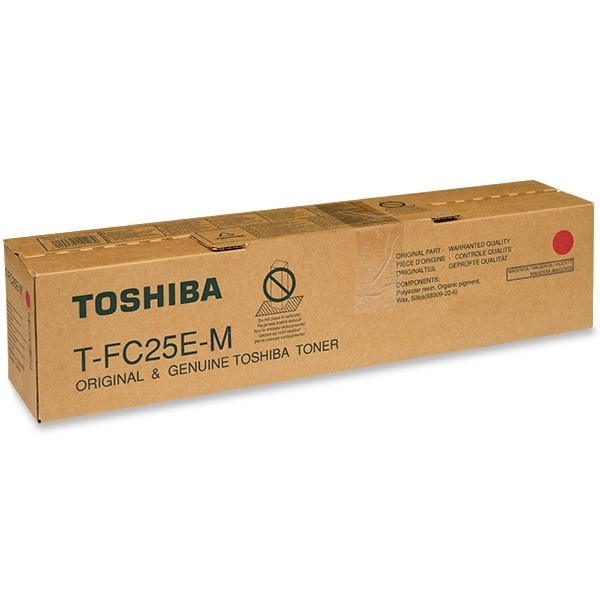 Toshiba T-FC25EM toner (d'origine) - magenta 6AJ00000078 901708 - 1