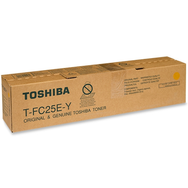 Toshiba T-FC25EY toner (d'origine) - jaune 6AJ00000081 078700 - 1