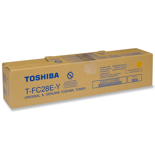 Toshiba T-FC28E-Y toner (d'origine) - jaune 6AJ00000049 078646 - 1