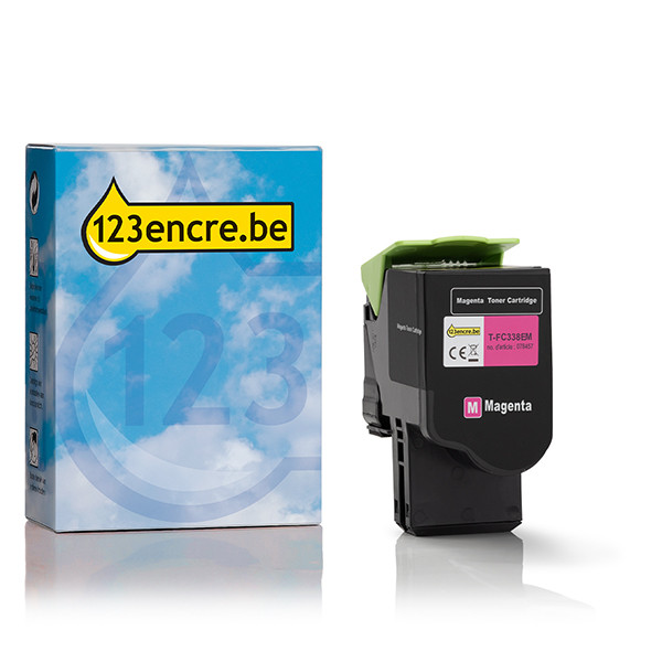 Toshiba T-FC338EM toner (marque 123encre) - magenta 6B0000000924C 078457 - 1