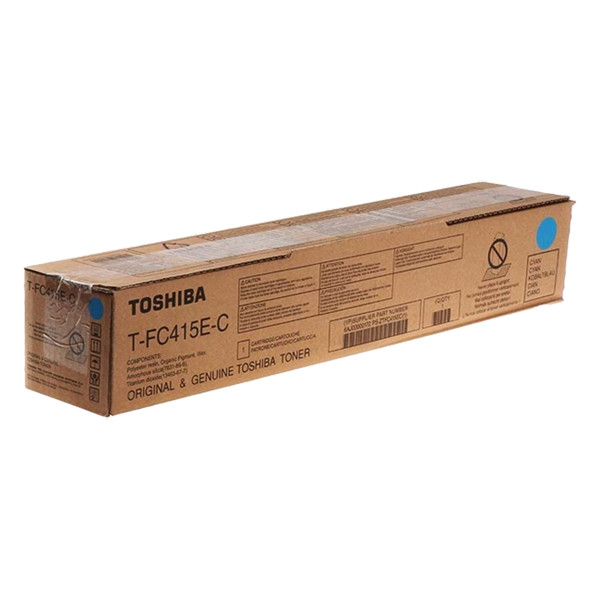 Toshiba T-FC415EC toner (d'origine) - cyan 6AJ00000172 078420 - 1