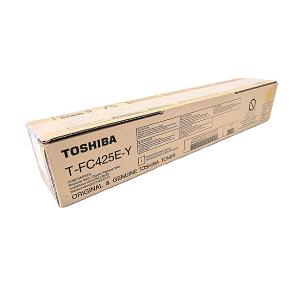 Toshiba T-FC425E-Y toner (d'origine) - jaune 6AJ00000238 078480 - 1