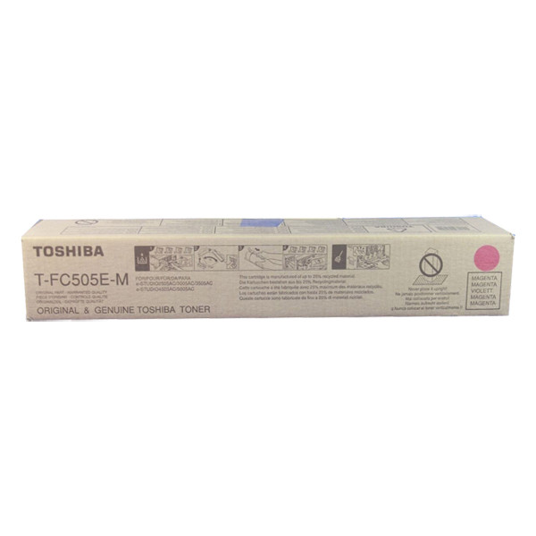 Toshiba T-FC505EM toner (d'origine) - magenta 6AJ00000143 904177 - 1
