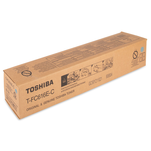 Toshiba T-FC616EC toner (d'origine) - cyan 6AK00000369 078446 - 1