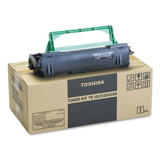 Toshiba TK-18 toner (d'origine) - noir 21204099 6A000001590 078572 - 1