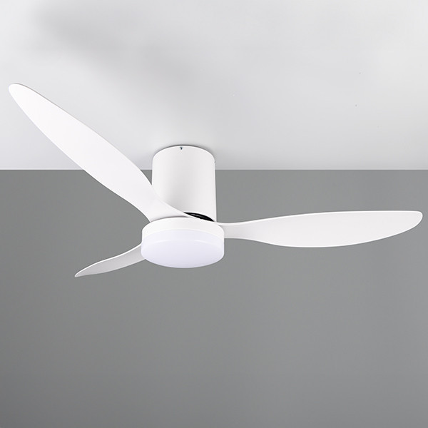 Ventilateur de plafond avec éclairage LED | Göteborg | Ø 132 cm | 2700-6000 K | Blanc | 20 W | Trio Lighting LTR00720 - 1