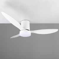 Ventilateur de plafond avec éclairage LED | Göteborg | Ø 132 cm | 2700-6000 K | Blanc | 20 W | Trio Lighting LTR00720