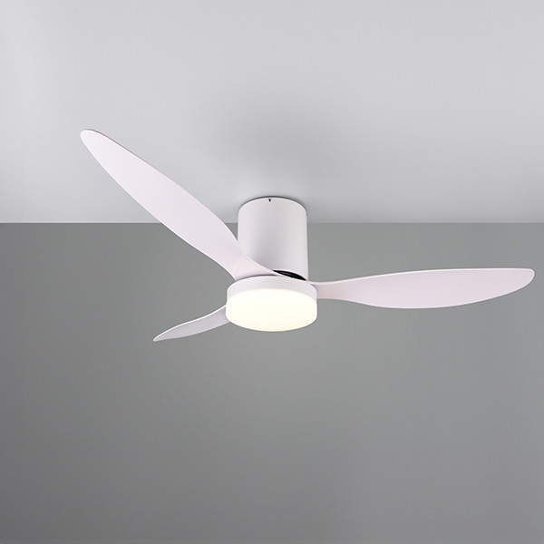 Ventilateur de plafond avec éclairage LED | Göteborg | Ø 132 cm | 2700-6000 K | Blanc | 20 W | Trio Lighting LTR00720 - 3