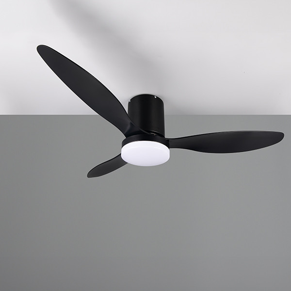 Ventilateur de plafond avec éclairage LED | Göteborg | Ø 132 cm | 2700-6000 K | Noir | 20 W | Trio Lighting LTR00721 - 1