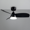 Ventilateur de plafond avec éclairage LED | Helsinki | Ø 90 cm | 2700-6000K | Noir | 20W | Trio Lighting LTR00719 - 2