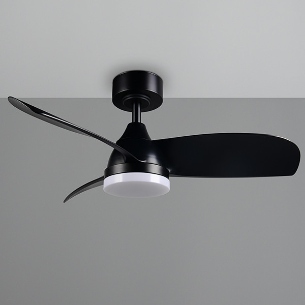 Ventilateur de plafond avec éclairage LED | Helsinki | Ø 90 cm | 2700-6000K | Noir | 20W | Trio Lighting LTR00719 - 3