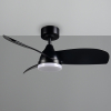Ventilateur de plafond avec éclairage LED | Helsinki | Ø 90 cm | 2700-6000K | Noir | 20W | Trio Lighting LTR00719 - 3