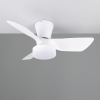 Ventilateur de plafond avec éclairage LED | Randers | Ø 76 cm | 2700-6000K | Blanc | 20W | Trio Lighting LTR00716 - 1