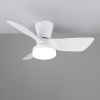 Ventilateur de plafond avec éclairage LED | Randers | Ø 76 cm | 2700-6000K | Blanc | 20W | Trio Lighting LTR00716 - 2