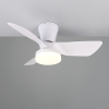 Ventilateur de plafond avec éclairage LED | Randers | Ø 76 cm | 2700-6000K | Blanc | 20W | Trio Lighting LTR00716 - 3