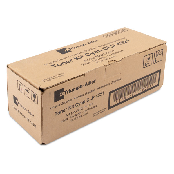 Triumph-Adler 4452110111 toner (d'origine) - cyan 4452110111 091077 - 1