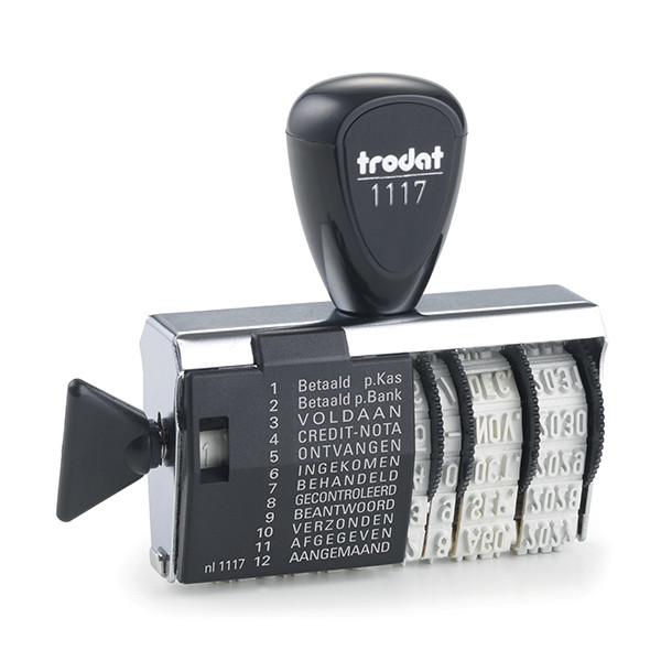 Trodat Classic 1117 NL tampon dateur manuel 4 mm 54348 225147 - 1