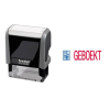 Trodat Printy 4912 Office 'Geboekt' stempel zelfinktend