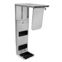 Twin line CPU support argenté (30 kg) 12028 403010