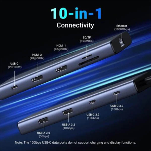 Ugreen USB-C station d'accueil CM639 HDMI (8 en 1) 828634 - 2