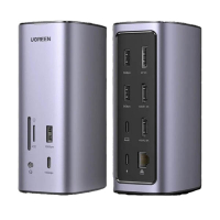 Ugreen station d'accueil USB-C CM555 Thunderbolt (12 en 1) 828637